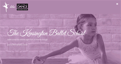 Desktop Screenshot of kensingtonballet.com
